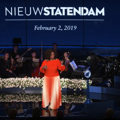 Holland America Line Celebrates Dedication of Nieuw Statendam with O-Mazing Ceremony Featuring Godmother Oprah Winfrey