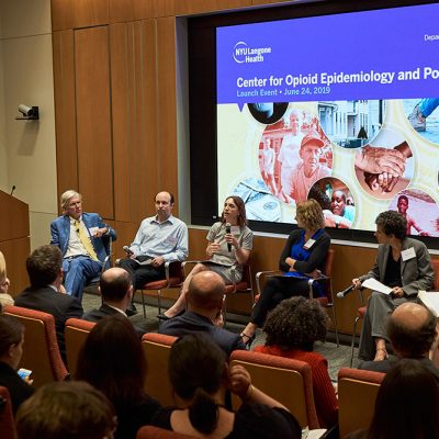 NYU Langone Health Launches New Center to Study the Drivers and Consequences of the National Opioid Epidemic