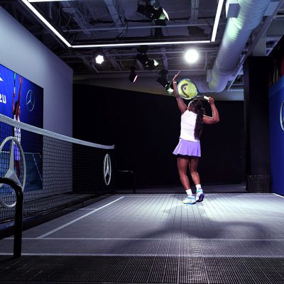 Mercedes-Benz Debuts New Augmented Reality Technology at 2019 U.S. Open