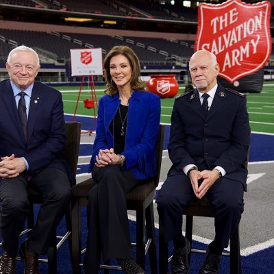 The Salvation Army Kicks Off 129th Red Kettle Campaign at AT&T Stadium, Airing on CBS