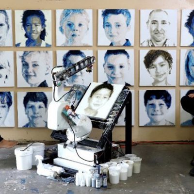 Artist Pindar Van Arman Develops ST Robotics’ Collaborative Robot into the World’s Most Evocative Painting Robot