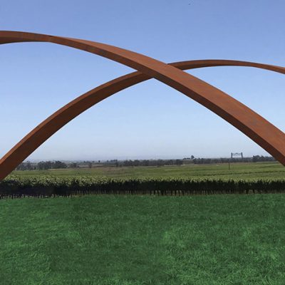 Napa Valley’s Newest Luxury Resort Adds Major “Infinity” Sculpture by Gordon Huether