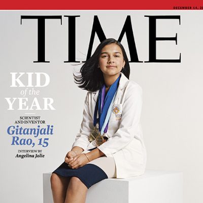 15-year-old Scientist from Colorado Lands on the Cover of TIME as the 2020 Kid of the Year