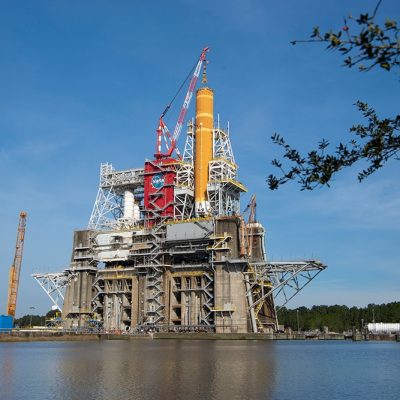 NASA Conducts Test of SLS Rocket Core Stage for Artemis I Moon Mission
