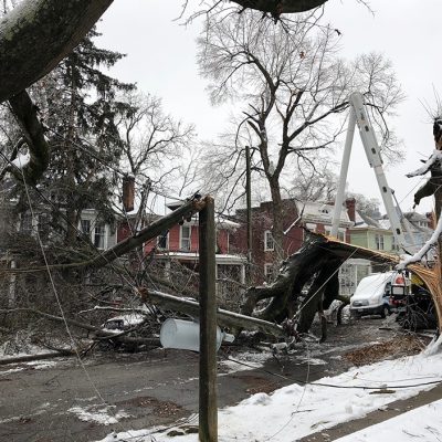 Power Restoration Effort in Full Swing Following Most Damaging Ice Storm in Virginia in Two Decades