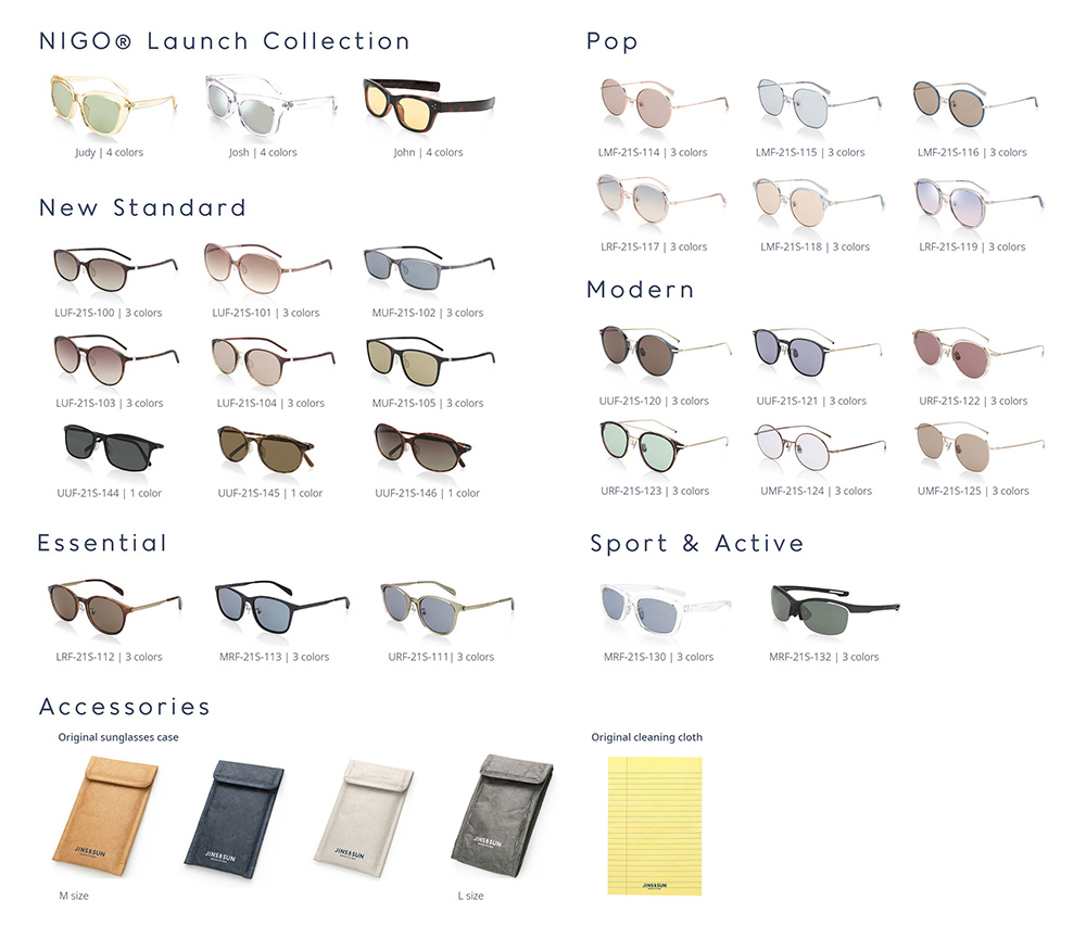 JINS Eyewear Introduces New Sunglasses Brand JINS&SUN With NIGO as ...