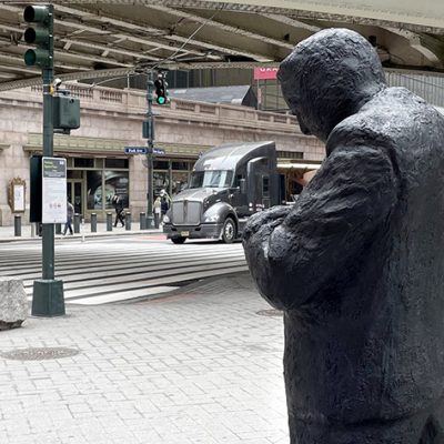 NYC’s Pershing Square Plaza West Is Now Home to Three New Sculptures by Jim Rennert