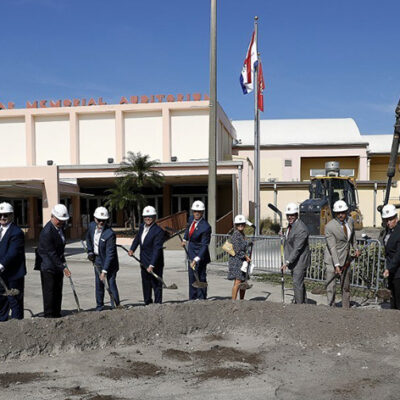 Florida Panthers Host Ceremonial Groundbreaking at Fort Lauderdale War Memorial