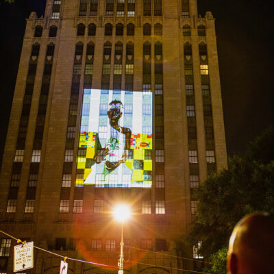 Artworks on Racial Justice Get a Major Public Projection Onto the Brooklyn Public Library