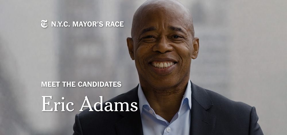 Borough President of Brooklyn Eric Adams Runs for New York City Mayor ...