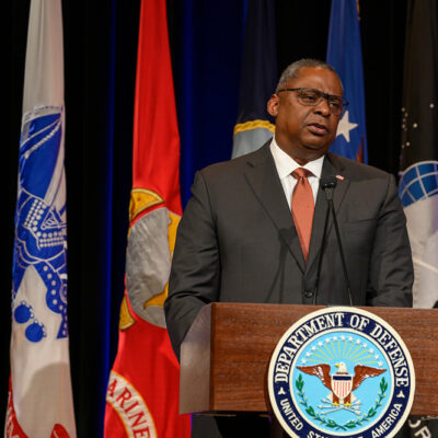 Secretary of Defense Lloyd J. Austin III: ‘No One Should Have to Hide Who They Love to Serve the Country They Love’