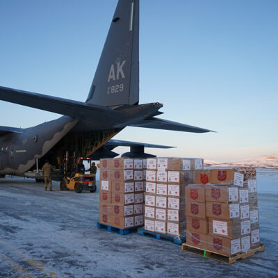 Alaska National Guard Flies Holiday Gifts to Remote Villages for 66th Year