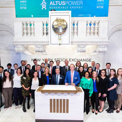 Altus Power, Inc. (NYSE: AMPS) Rings the NYSE Opening Bell