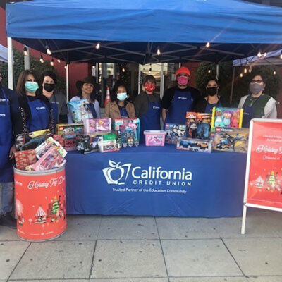 California Credit Union Delivers Holiday Toys & Gifts to Los Angeles Boys & Girls Club
