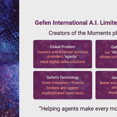 Gefen Technologies AI Platform Disrupts Insurance Industry