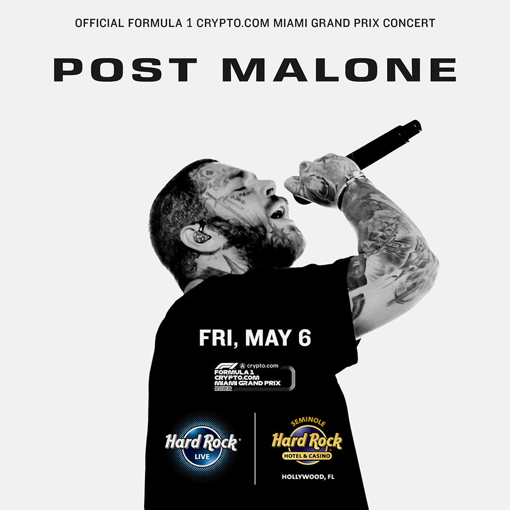 Post Malone is Coming to Hard Rock Live in Hollywood, Florida The