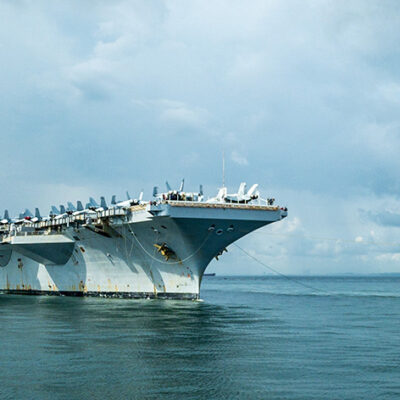 U.S. Navy’s Only Forward-Deployed Aircraft Carrier Ronald Reagan Visits Singapore