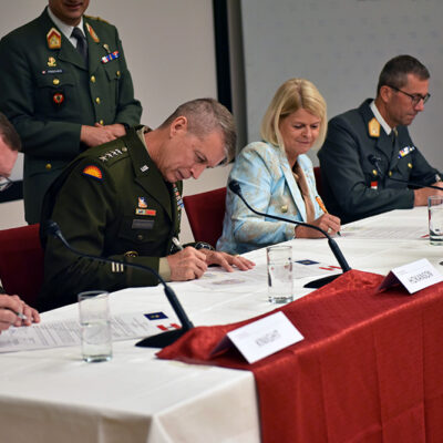 Vermont National Guard, Austria Formalize Partnership