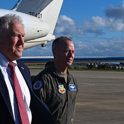 U.S. Air Force Secretary Frank Kendall Visits JB Langley-Eustis