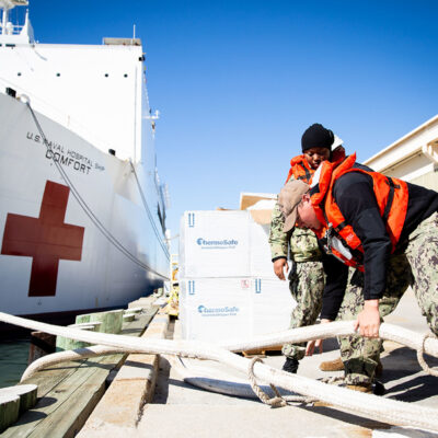 USNS Comfort Departs Norfolk for Continuing Promise 2022