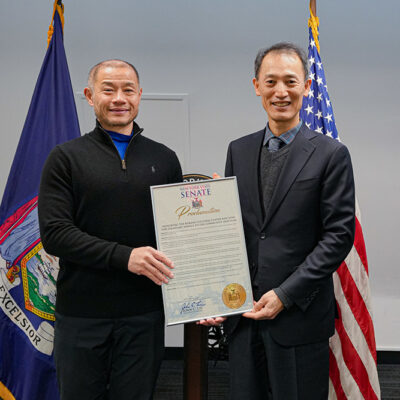 NY State Senator John C. Liu Presents the KCCNY With a Proclamation of Commendation Acknowledging Their Exemplary Service to the Community