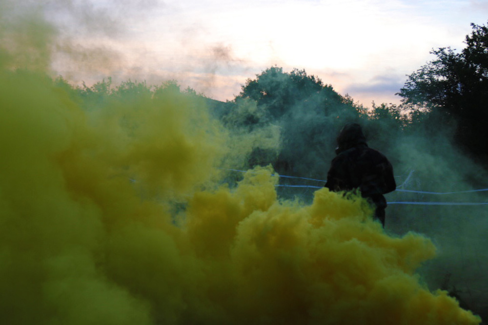 Army Spc. Kolby Wimberley, a chemical, biological and radiological specialist, participates in a simulated chemical attack, June 7, 2018, at Fort Hood, Texas. Wimberley is assigned to Headquarters and Headquarters Company, 504th Military Intelligence Brigade. © Army Sgt. Melissa N. Lessard