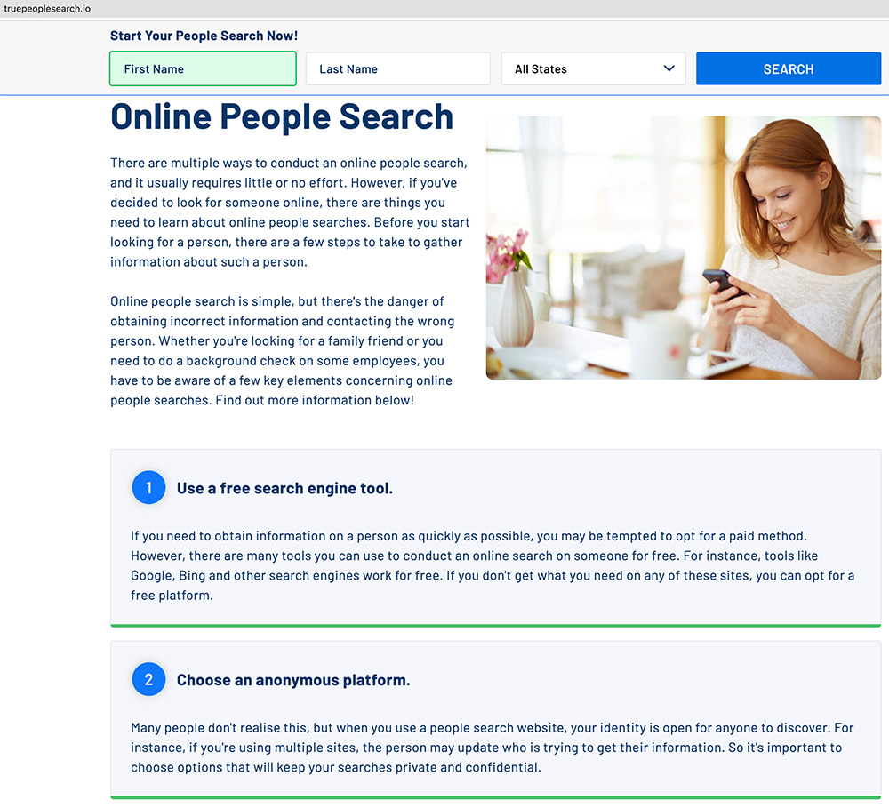 Conducting Background Checks With TruePeopleSearch.io: A Review