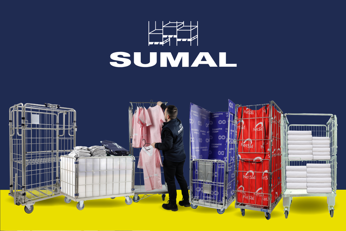 Sumal's Metal Laundry Carts