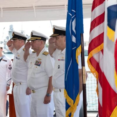 U.S. Navy Hands Over Command of NATO Maritime Group
