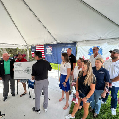 Stanley Martin Homes Honors Severely Injured Veteran With a $50,000 Donation to Homes For Our Troops