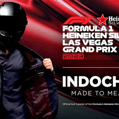 INDOCHINO is Named the Official Suit Supplier for the FORMULA 1 HEINEKEN SILVER LAS VEGAS GRAND PRIX