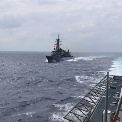 U.S., Japanese Navies Conduct Maritime Exercise