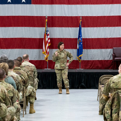 Fighter Wing Welcomes Air Force Leader