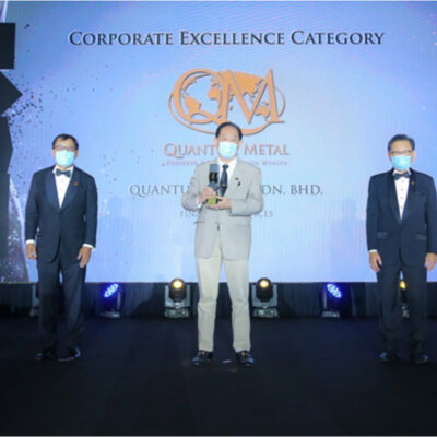 Quantum Metal Sdn Bhd, Wholly Owned by QMEI, Honored at the Asia Pacific Enterprise Awards 2022 Malaysia for Corporate Excellence in Financial Services