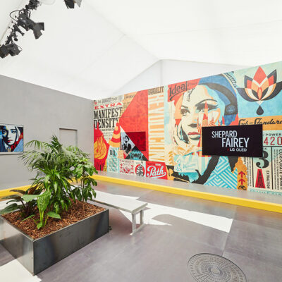 LG OLED and Shepard Fairey Take Street Art Into the Digital Realm