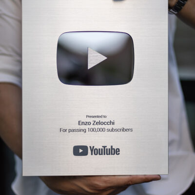 Enzo Zelocchi Earns Silver Creator Award, Joining Hollywood’s Regal Ranks of Celebrity YouTubers