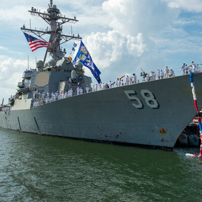 USS Laboon Returns Home From Deployment