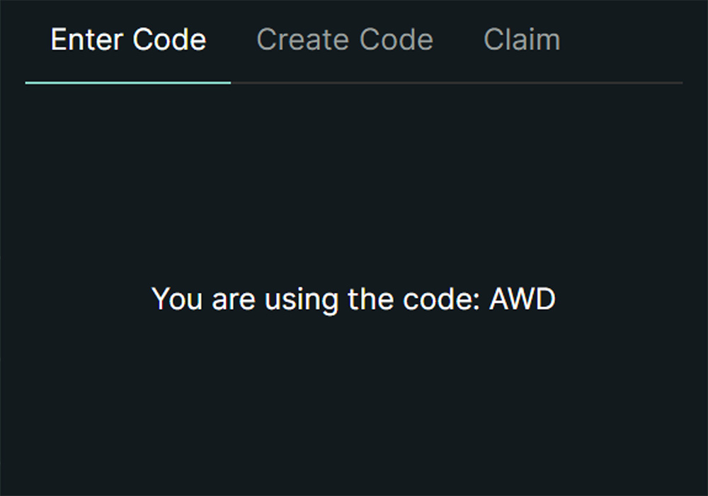 Hyperliquid referral code: AWD