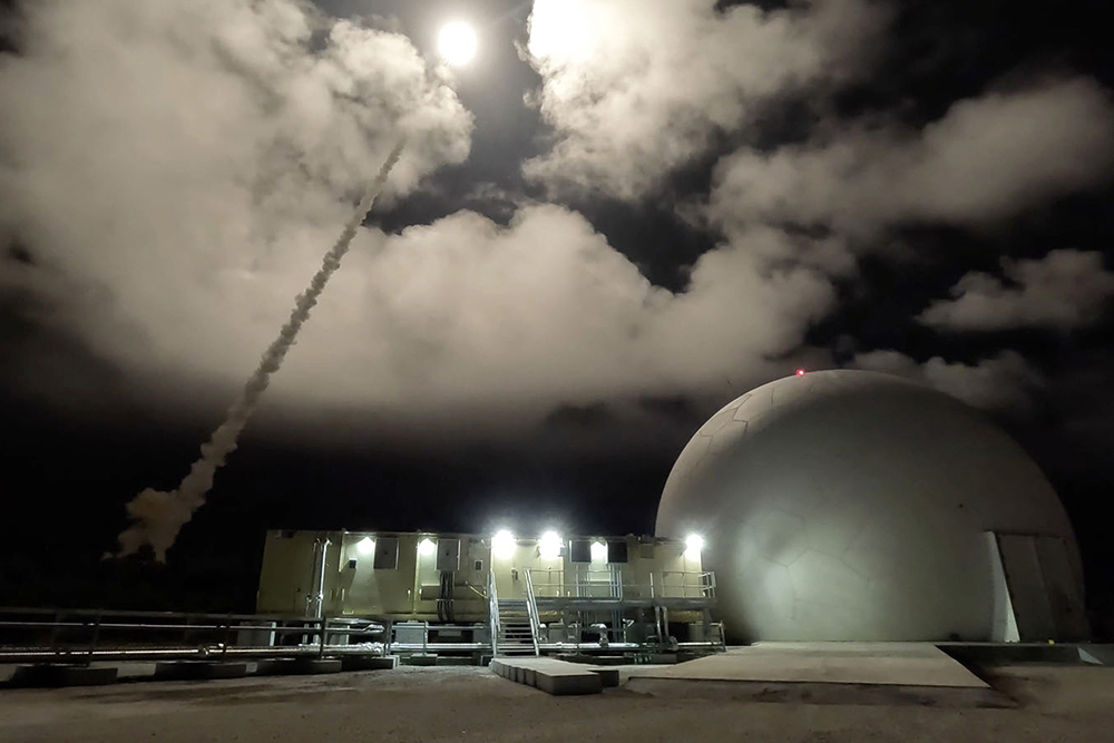 A Standard Missile-3 Block IIA launches from a vertical launching system at Andersen Air Force Base, Guam, during Flight Experiment Mission-02, Dec. 10, 2024. © DOD