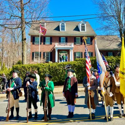 250th American Revolution Celebrations Kick Off In Massachusetts With Bedford’s Historic Pole Capping Ceremony