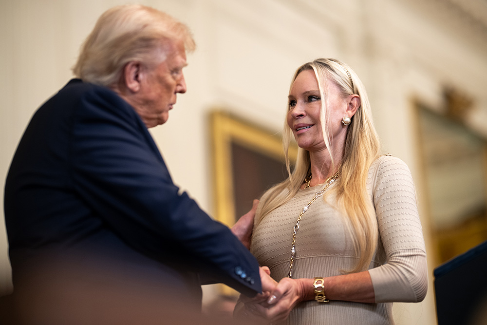 President Donald J. Trump recognizes Angel Families who have lost loved ones to drugs. © The White House