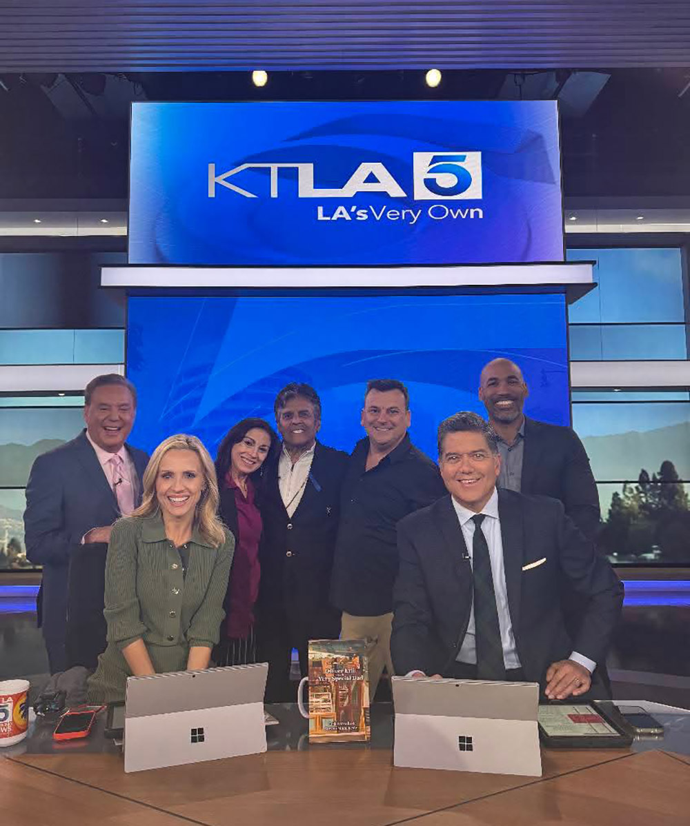 Monty Hobbs, Valerie, Erik Estrada at KTLA